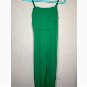 Green jumpsuit